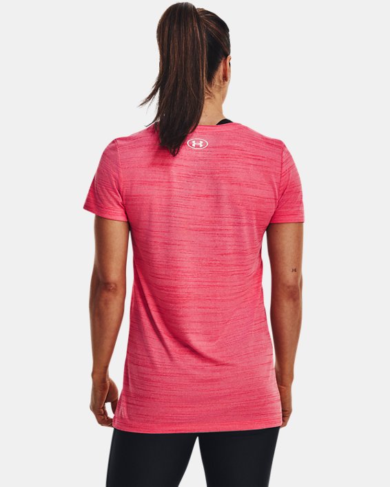 Women's UA Tech™ Tiger Short Sleeve in Pink image number 1
